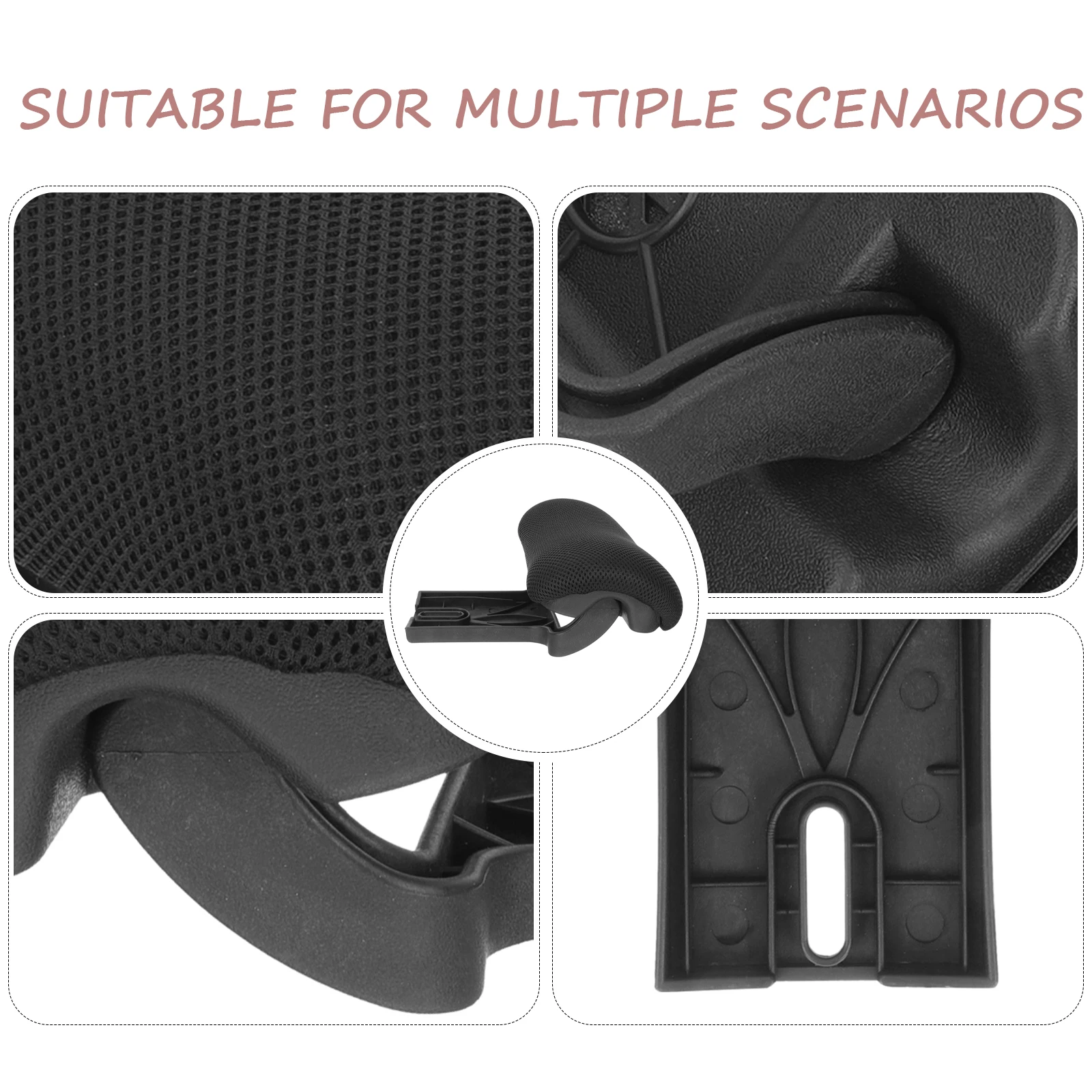

Adjustable Computer Chair Headrest Ergonomic Neck Support Pillow Comfortable Office Chair Head Cushion Adjustable Headrest