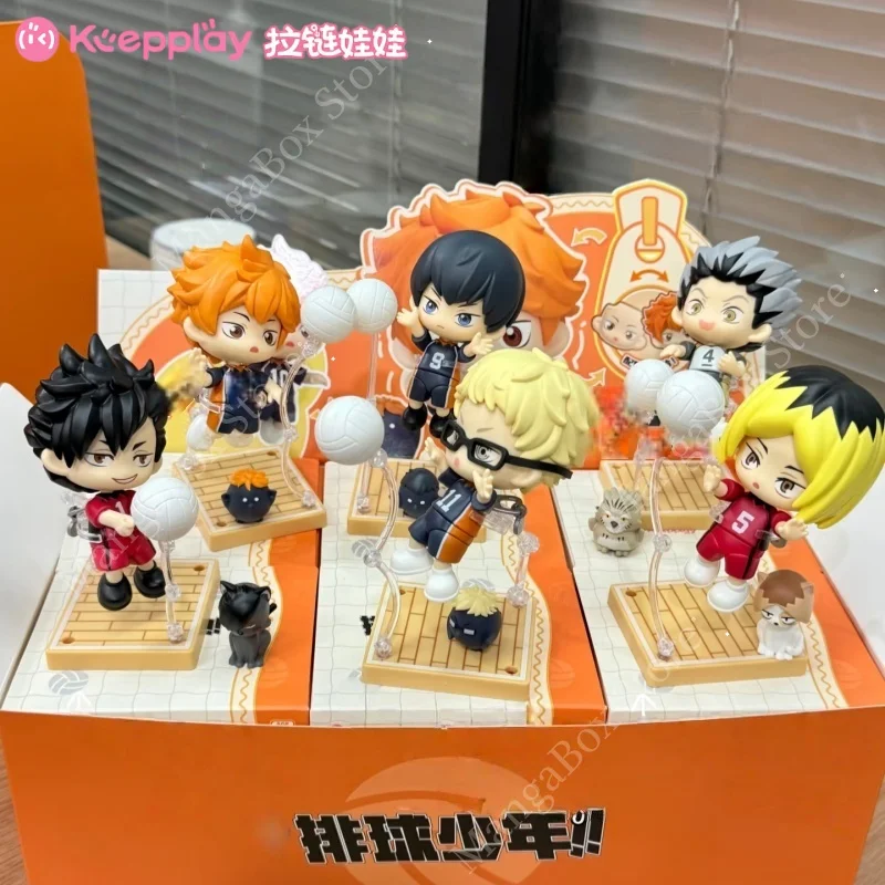 

Keepplay Haikyuu!! Tanukaki Hinata Shoyo Zipper Pull Anime Blind Box Collectible Figure – Ideal for Fans and Anime Enthusiasts