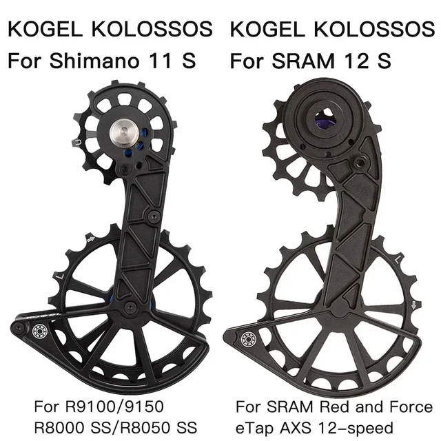 Kogel-kolossosディレイラープーリーホイール、105 ultegra r9100 r8000 11sおよびsramレッドフォーステープ軸12スピード用の特大ベアリング82g  - AliExpress