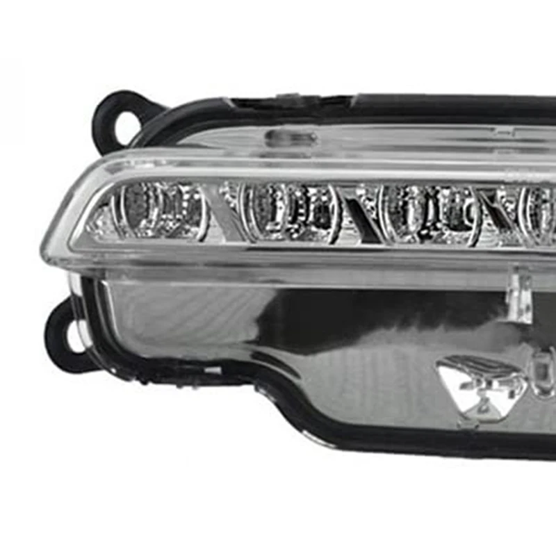 LED Daytime Running Lights DRL Lower Bumper Grille For Mercedes Benz W212 E300 E350 E500 2009-2013 Easy Install Easy To Use