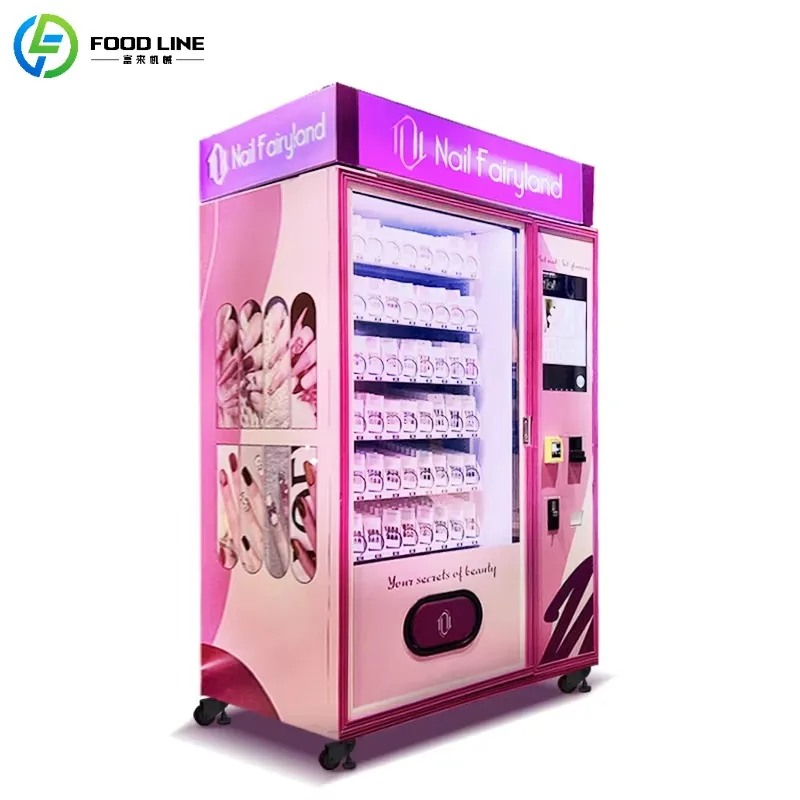 

Shopping Mall 24 H Self Service Smart Machine Vending Beauty Vending Machine for False Lashes Hair Eyelashes Nail Art Customized