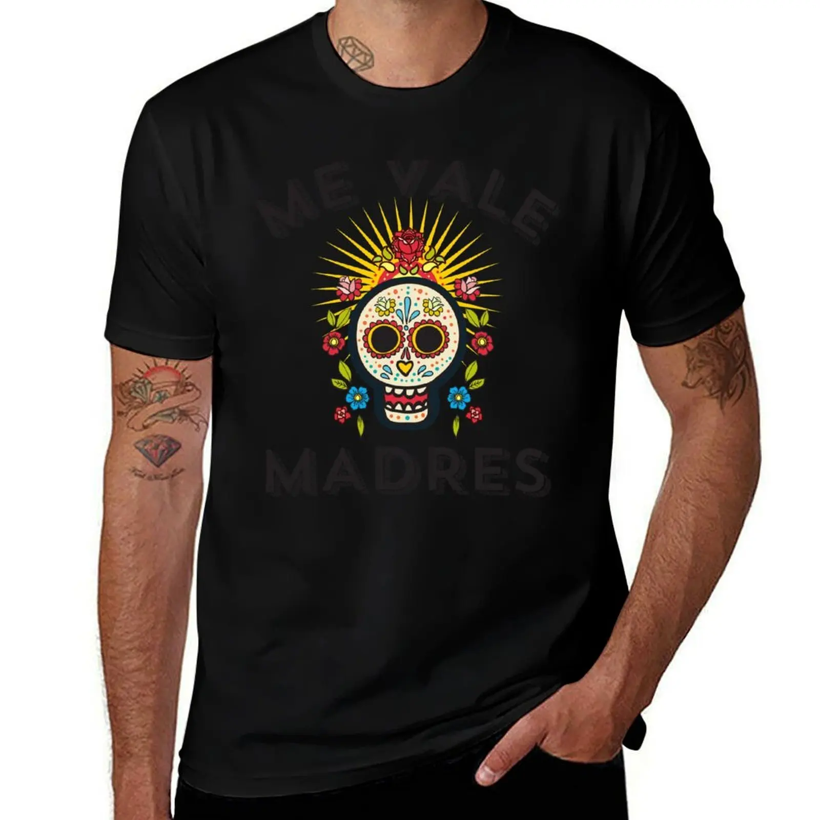 Me Vale Madres T-Shirt Basic Short Sleeve for Men T-Shirt
