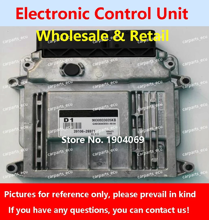 

Компьютерная плата двигателя автомобиля Hyundai Elantra KIA/ECU/M7.9.8 39106-26971 D1/39106-26822 0218/39117-2B689 0475/39117-2B035 0343