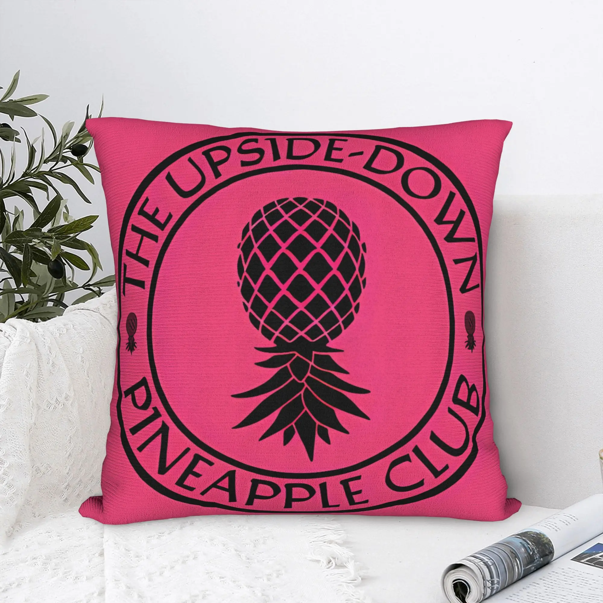 Anatomy Of An Upside Down Pineapple Pillow Cover  Comfy Cushion Cover Novelty Pillow Case For Chair Sofa Home Decor