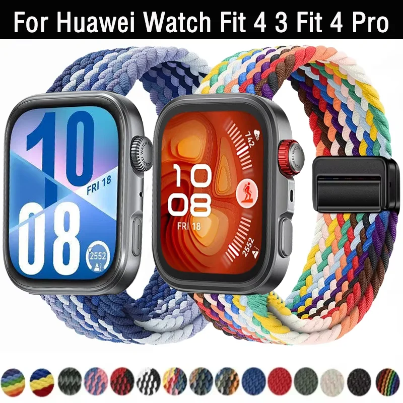 

Ремешок для Huawei Watch Fit 4 Fit 3, магнитный регулируемый удобный браслет для Huawei Watch Fit 3 4 Pro, браслет Correa