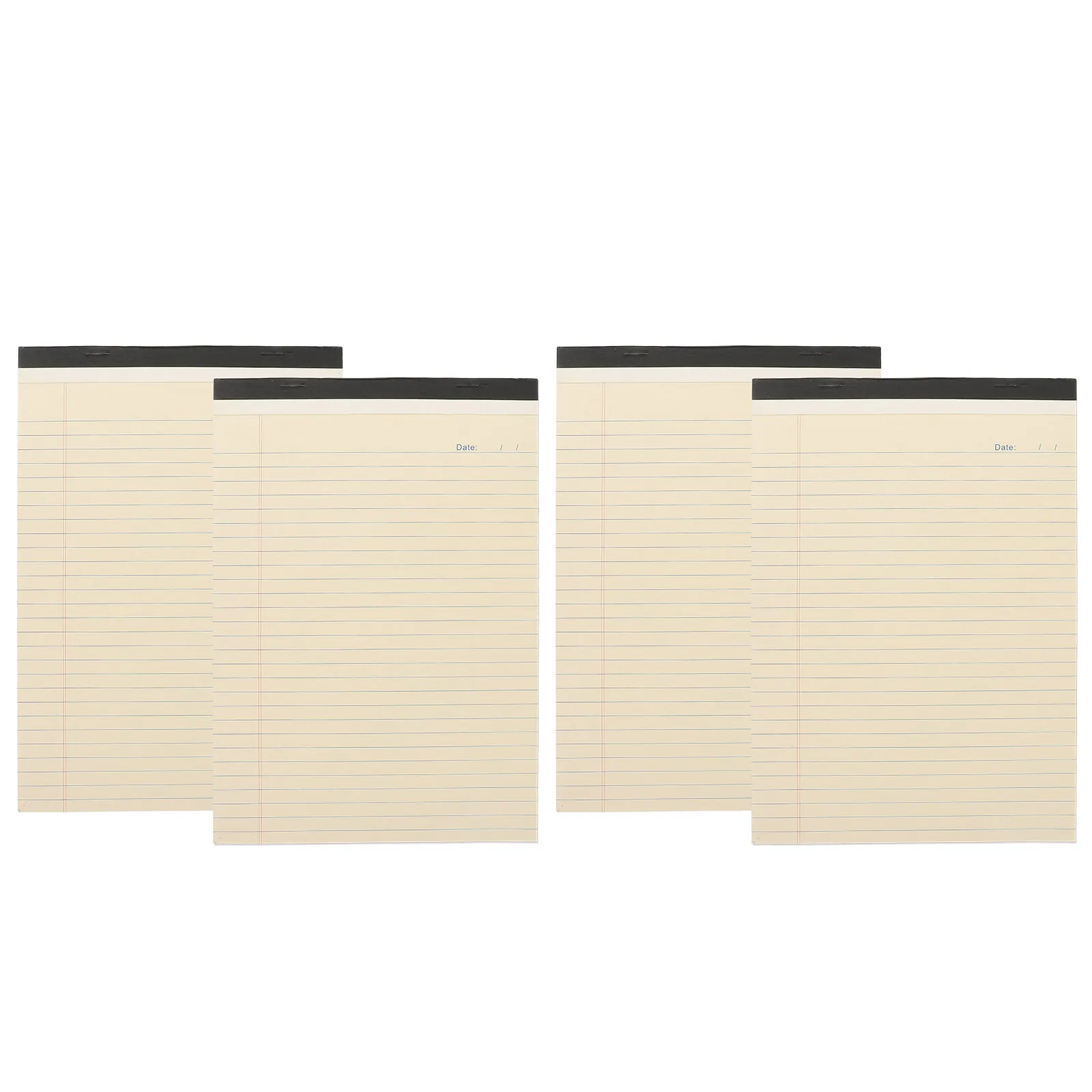 4Pcs A4 Tearable Notepad Thick Lined Paper for Work Study Gift Writing Notes Planner Schedule Book Desk Organizer Portable Memo