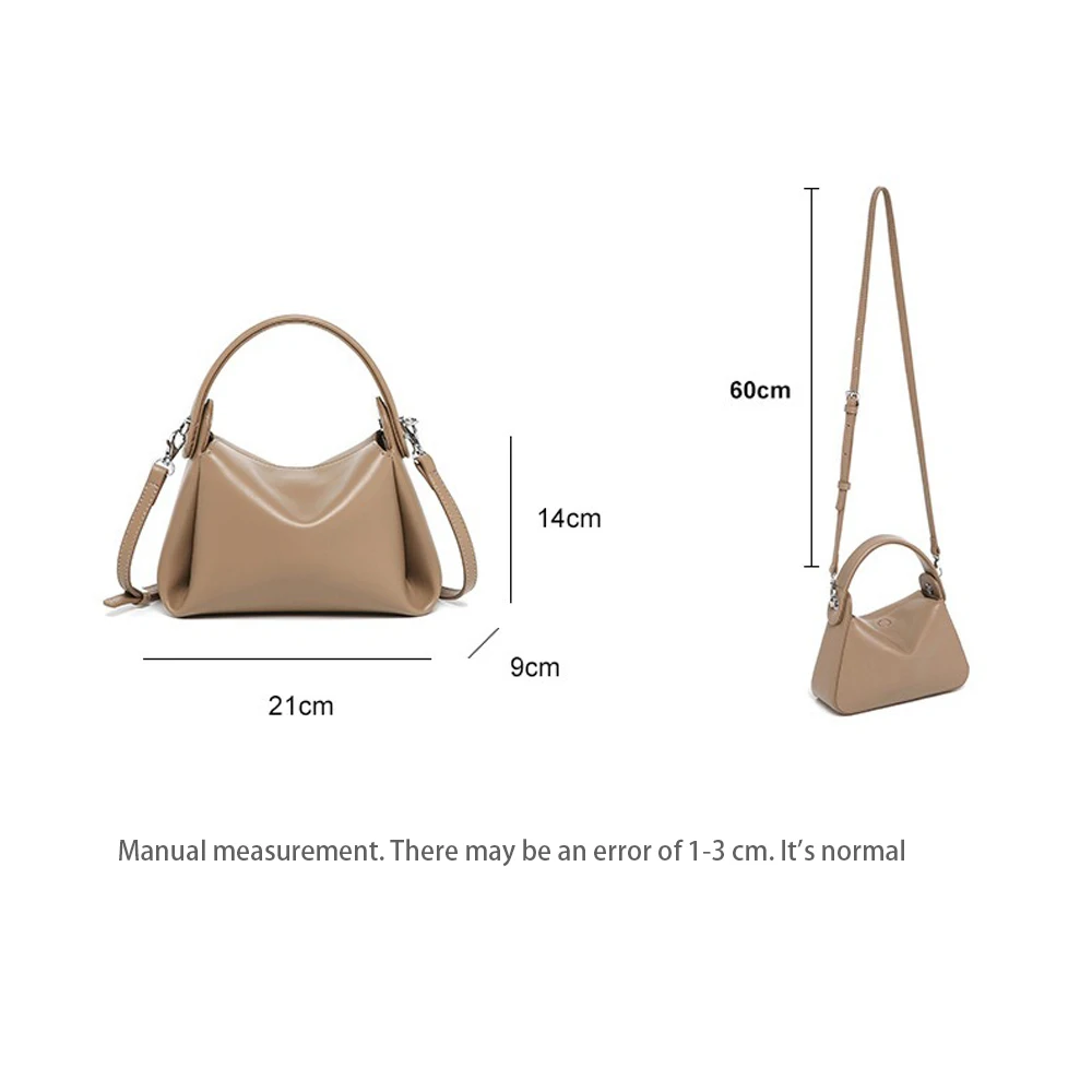 Women Soft Leather Handbag Luxury Designer Urban Shoulder Bag 2024 Fashion Trend Classic Crossbody Tote Bag Envelope Wallet