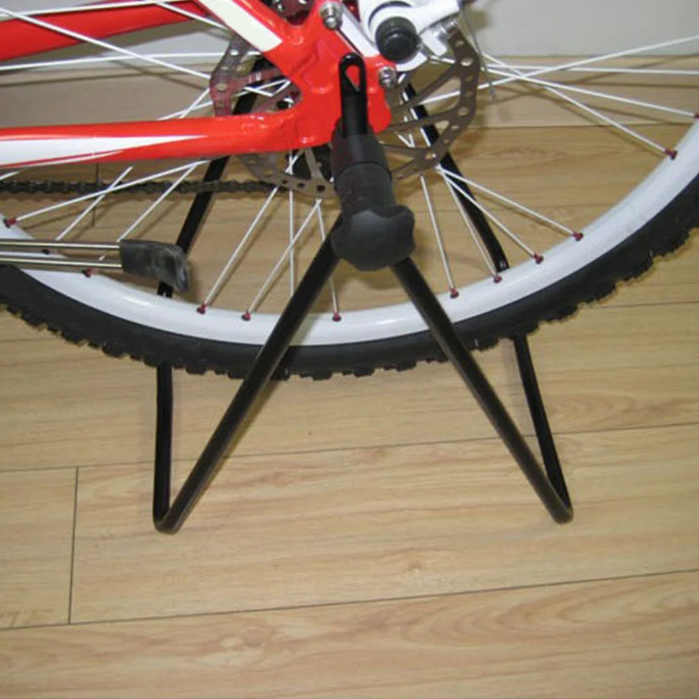 2 قطعة حامل عرض الدراجة أرفف خلفية حديدية قابلة للطي متينة وقوية لتخزين الدراجة في الهواء الطلق تدعم الخدش