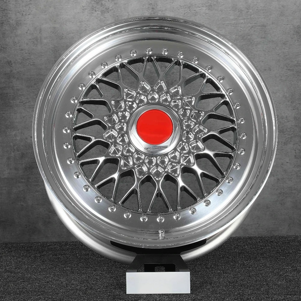 

3 Piece Wheels RS for E30 M3 E21 E28 535I 528I 320I E36 E23 735I 15 16 17 Inch Rim Custom Mesh Design Alloy 4x100 Wheel