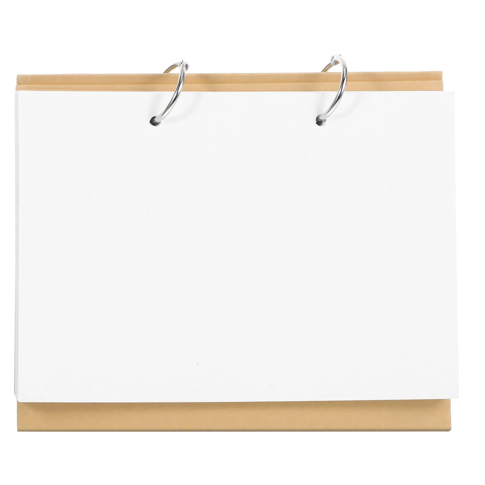 

A5 Blank Flip Calendar Detachable Inner Pages Desktop Desk Calendar DIY Graffiti Hand Painted Memo Notebook Standing Organizer
