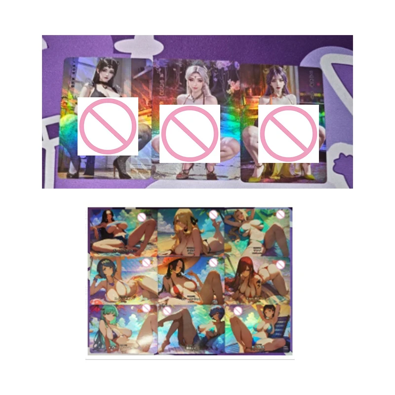 Anime japonês deusa história nami nico robin hyuga hinata perona cartões colecionáveis presente de aniversário de natal brinquedos infantis