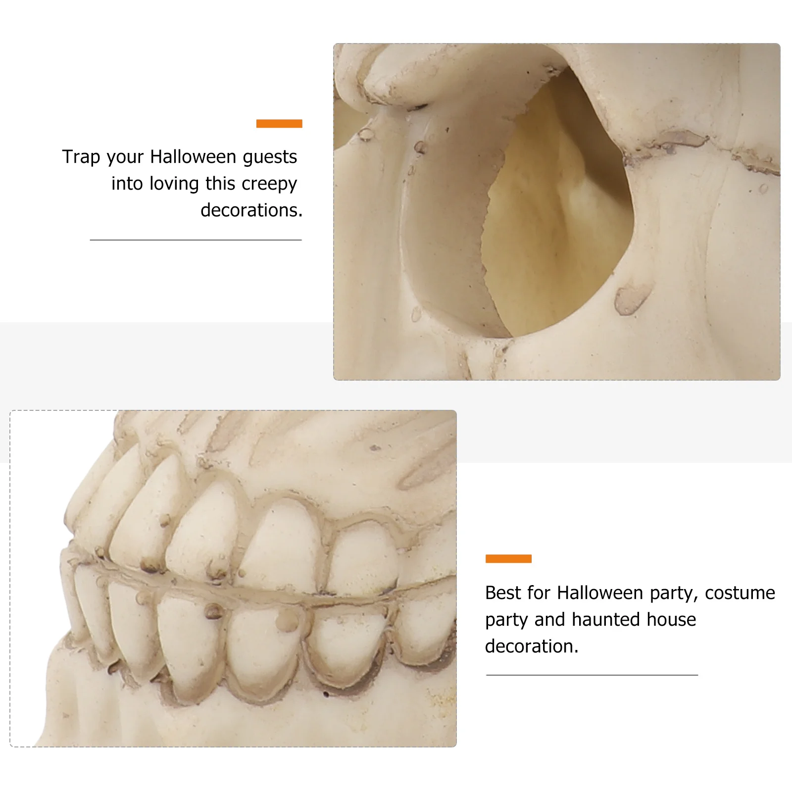 

Hat Skull Stylus Head Ornament Halloween Decor Decoration Dining Table Horror Resin Man Decorations