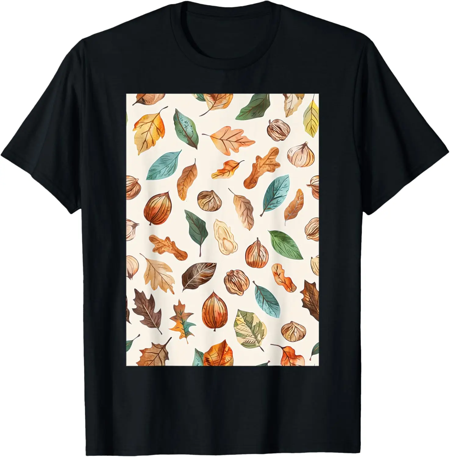 Minimalist Pattern Art Walnut T-Shirt