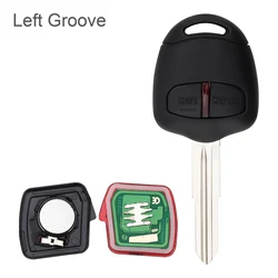 1 pc 433MHz 2 Tasten Auto Remote Key mit ID46 Chip und Batterie fit für MITSUBISHI Triton Pajero Outlander ASX Lancer MIT8 Lama