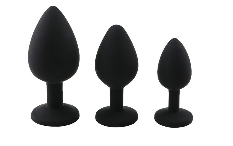 S/M/L Silicone Butt Plug Anal Plugs Unisex Sex Stopper 3 Different Size Adult Toys For Men/Women Anal Trainer For Couples BDSM