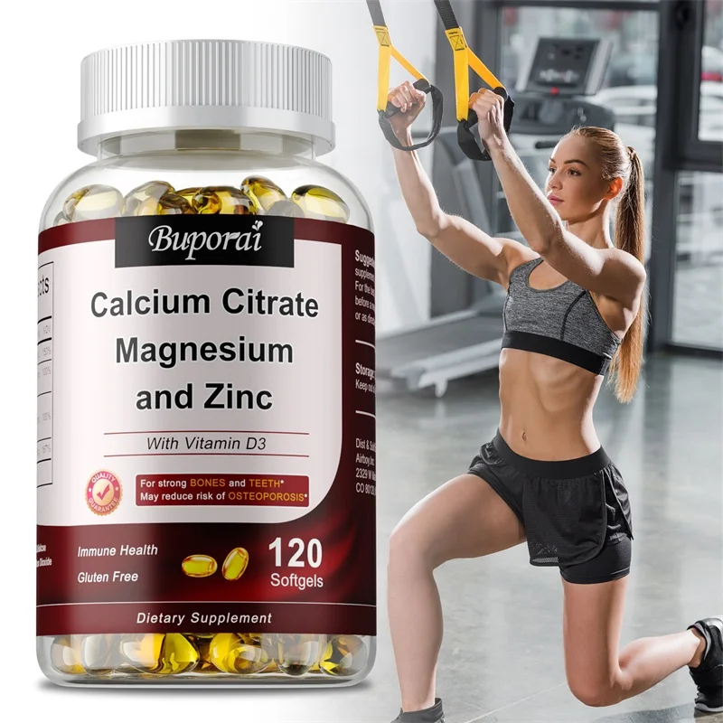 

Кальций, магний, цинк и витамин D3 для укрепления здоровья | Поддерживает здоровье костей, снижает артериальное давление | Поддерживает здоровье нервов