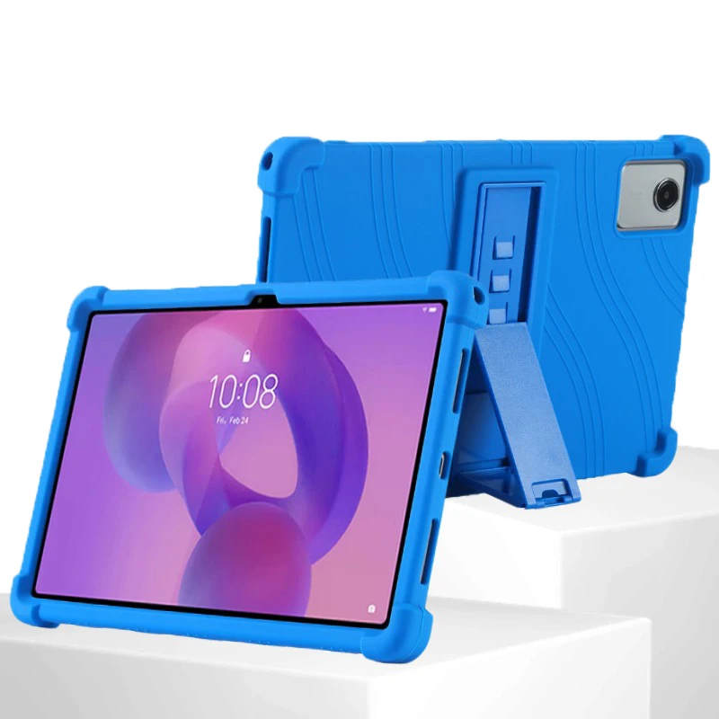

Tablet Android Case For Lenovo Idea Tab 11" TB336ZU Friendly Silicone Cover Conque Adjustable Stand Holder Cover For Lenovo Idea