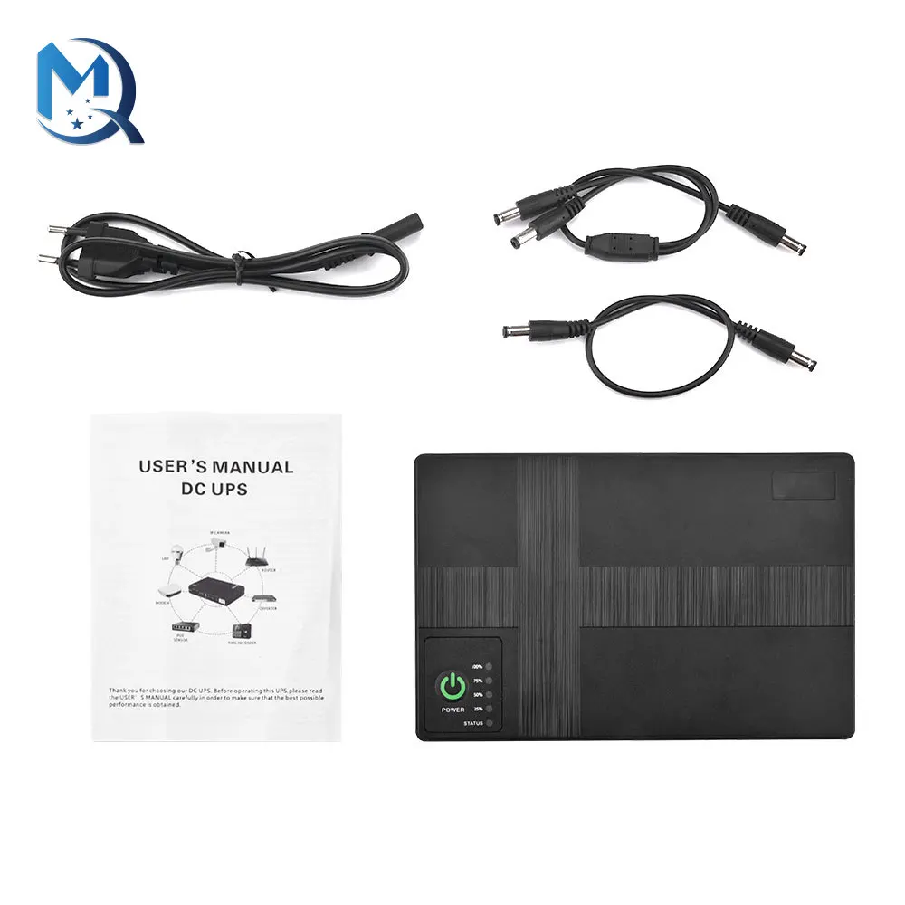 Mini UPS Uninterrupted Power Supply 10400mAh Lithium ion Backup Battery with DC 12V/9V/5V Output for Wireless Router