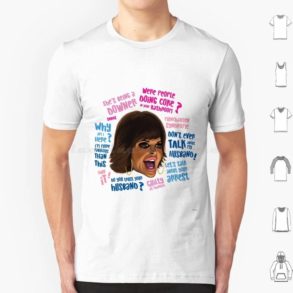 Camiseta Lisa de Rh Rinna con citas, talla grande, 100% algodón, Real, Lisa Rinna ama de casa, Fan Art, ama de casa Beverly Hills, rhodh Real