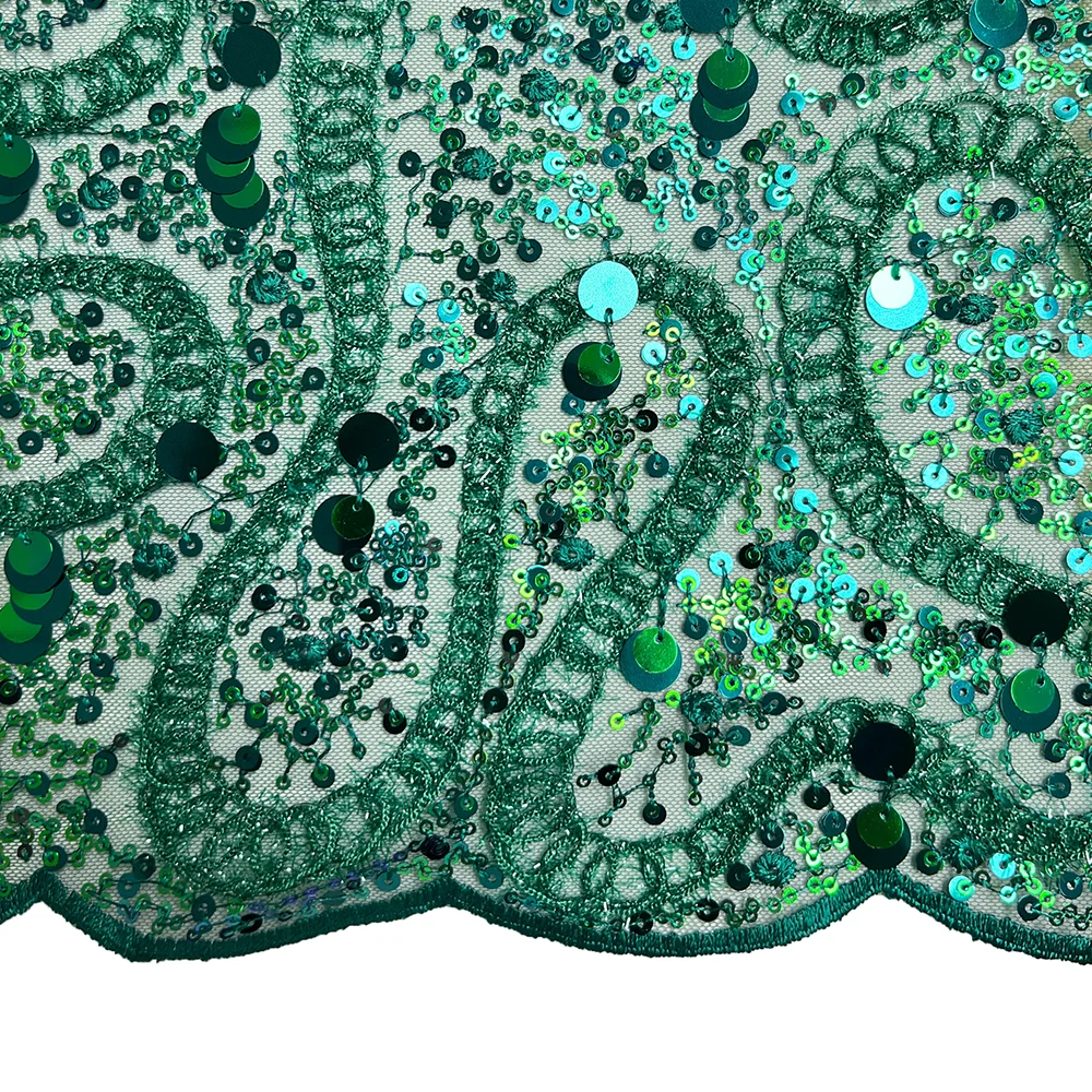 Fashional الترتر شبكة نسيج الدانتيل 5 ياردة عالية الجودة الفرنسية تول أقمشة الدانتيل لفستان الزفاف النساء صافي شبكة مادة الحفلات