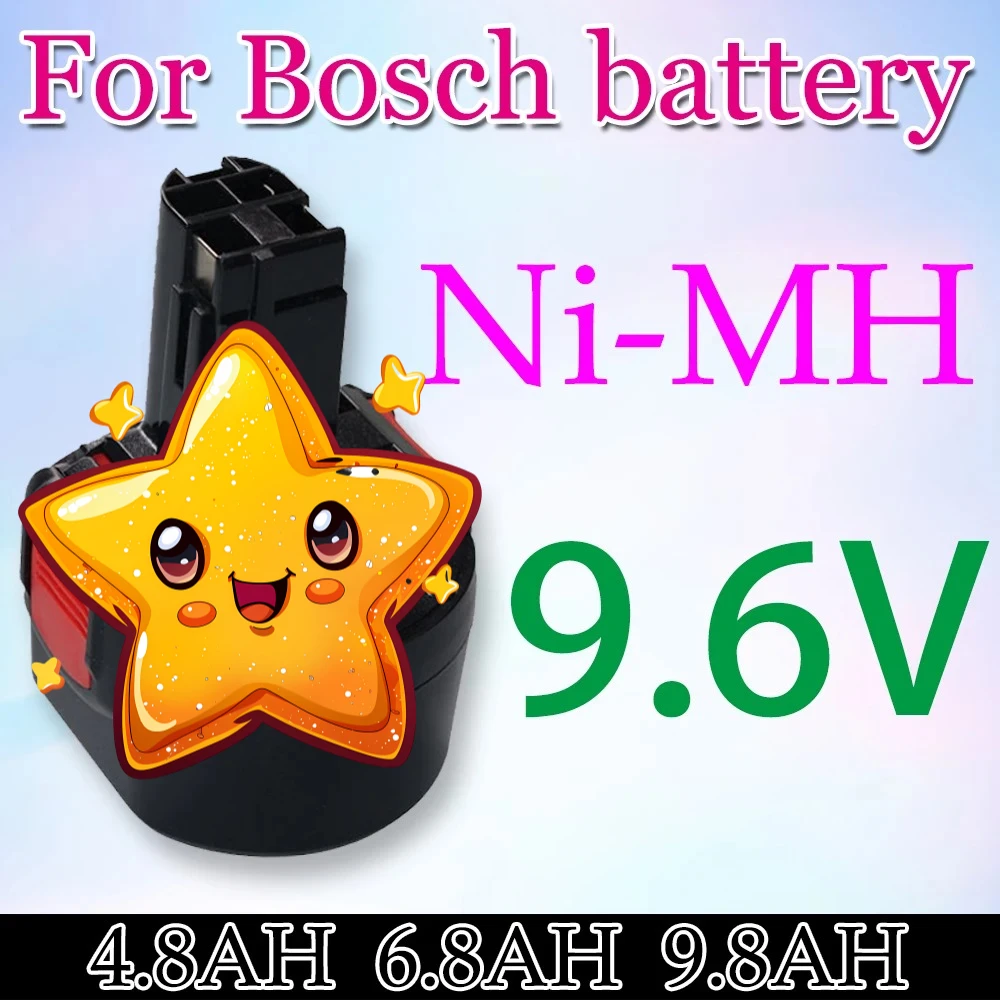 

Сменный аккумулятор NI-MH для Bosch 9,6 В, 4800 мАч PSR 960 BAT048 BAT119 BAT100 BH984 BPT1041 23609 32609 PSR960 GSR 9 6 В E-2 GSR