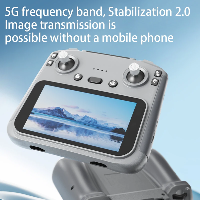 8K  Camera Obstacle Avoidance GPS Auto Return Foldable WIFI FPV RC Drone 3KM Brushless 4.5In Screen Remote Control Quadcopter