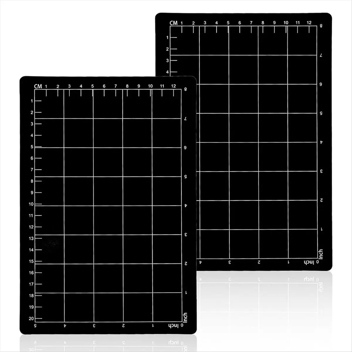AA83 2 Pieces Die Cutting Mats, 9 x 6 Inch Grid Magnetic Cutting Mat Magnetic Spacers for Die Cutting Machine