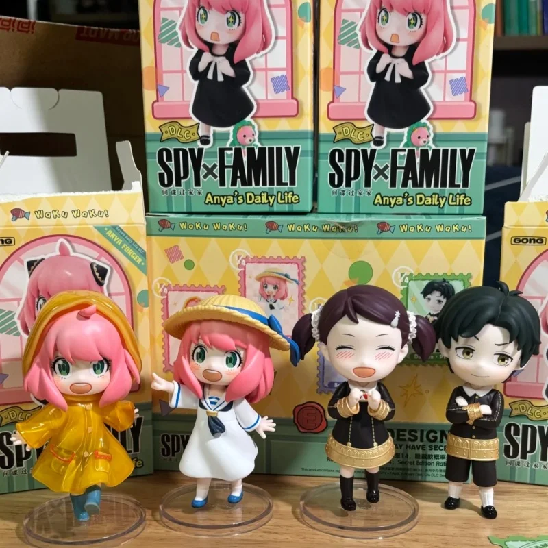 

POPMART GONG SPY FAMILY Anya's Daily Life DLC Series Blind Box Toys Mystery Box Mistery Caixa Action Figure Genuine Surprise Box