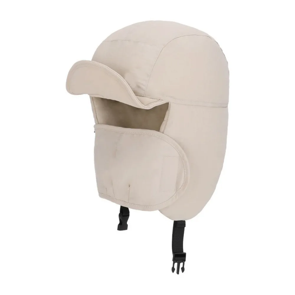 Windproof Winter Lei Feng Hat Thickened Integrated Face Ear Warm Warm Ski Hat Cold Proof Ear Protection Hat Earflap Hat Men