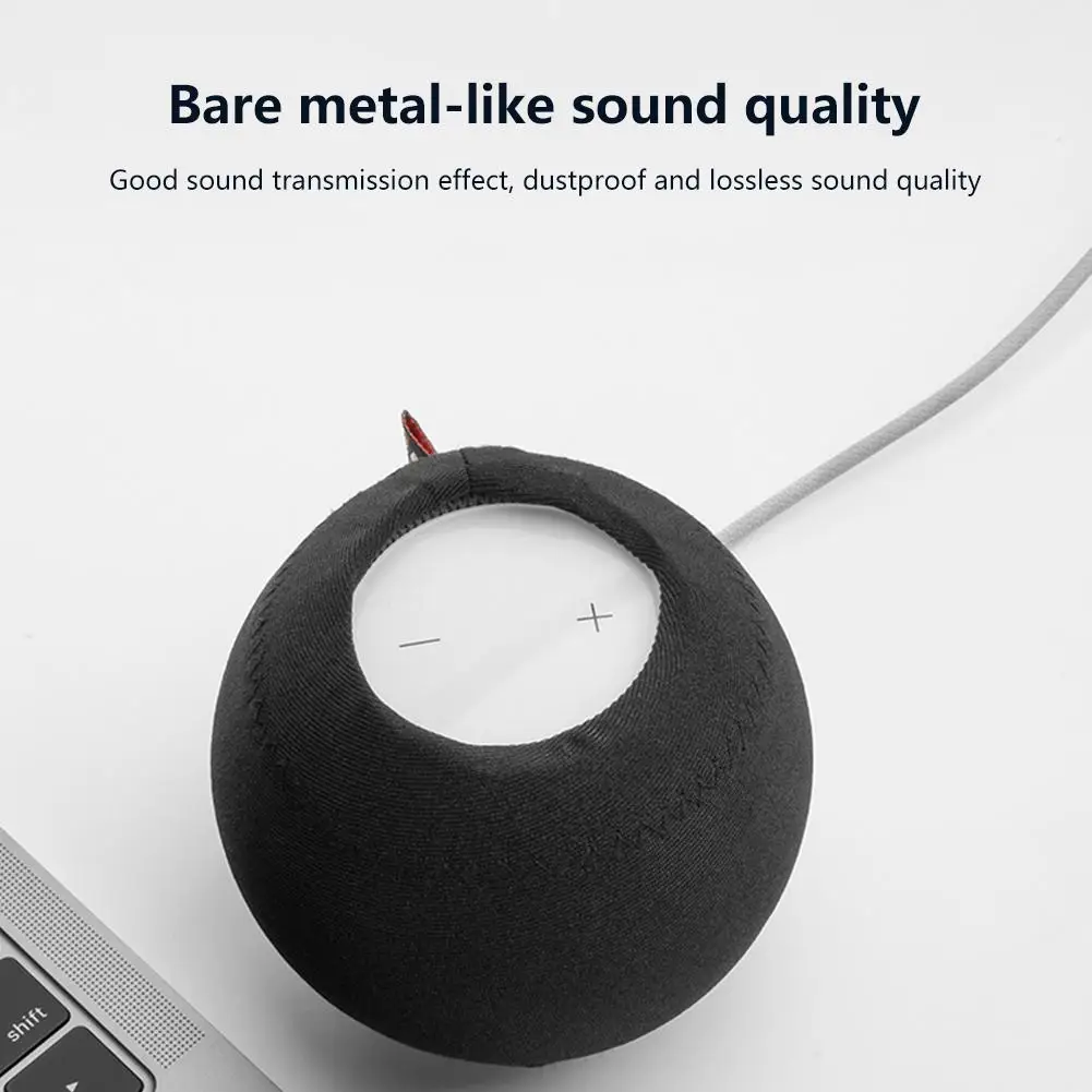 Smart Speaker Dust Cover Scratch-Proof Anti-Fall Audio Storage Protector Cover Compatible For Homepod Mini Dust Case Replacement