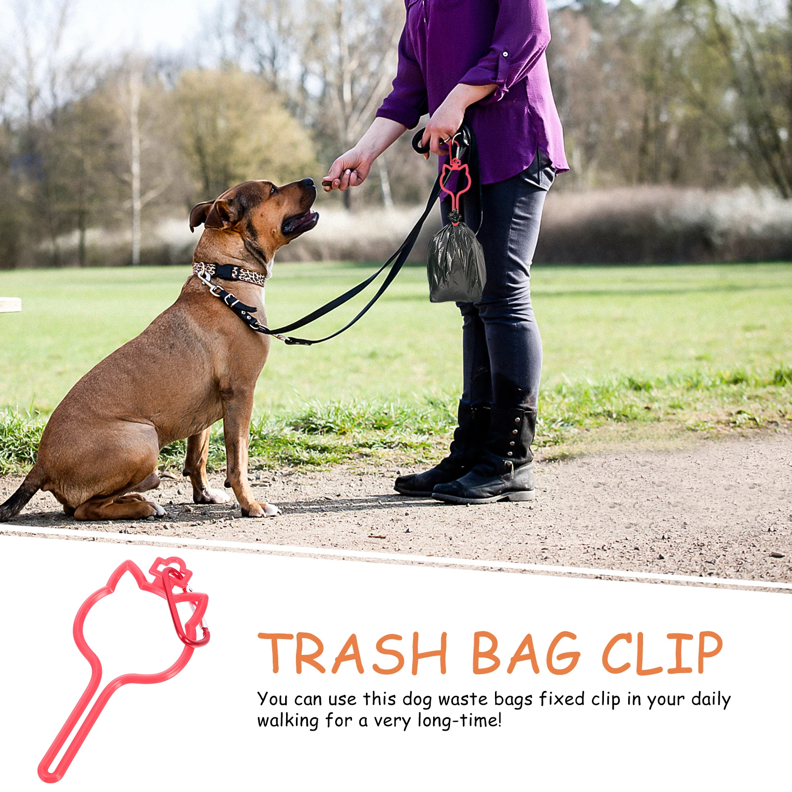 

8 Pcs Pet Garbage Lifter Poop Holder for Dog Bags Waste Fragrance Trash Clips Plastic