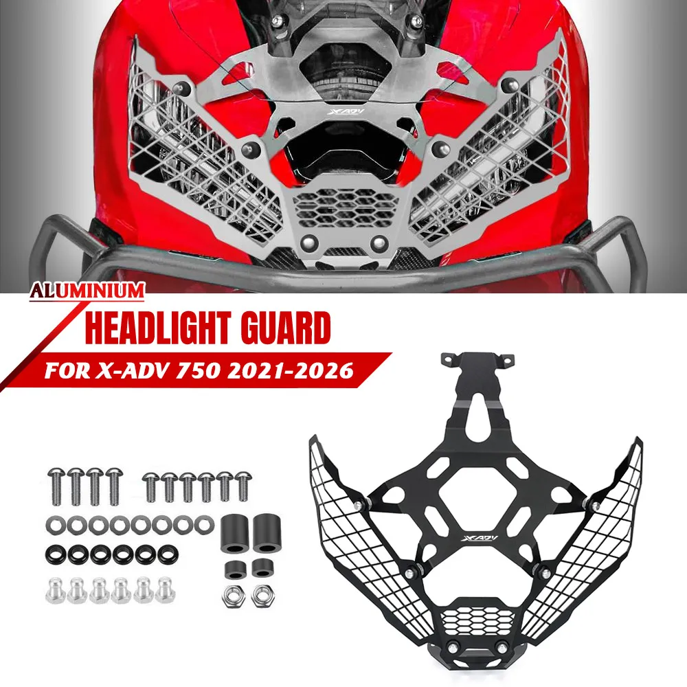 

XADV750 2025 2026 XADV 750 Motorcycle Headlight Grille Guard Cover Protector Headlamp For Honda X-ADV 750 2021 2022 2023 2024