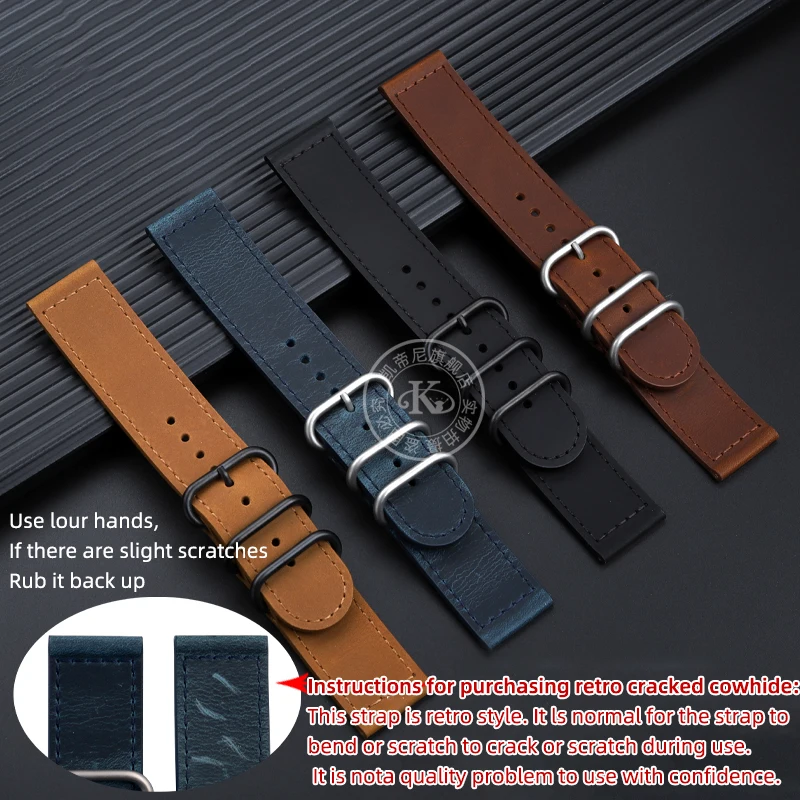 For Casio 5497 PRG-600 650Y PRG 601 cowhide watch belt PRW-6600Y 24mm men watch shtap bracelet prg650 vintage leather watch band