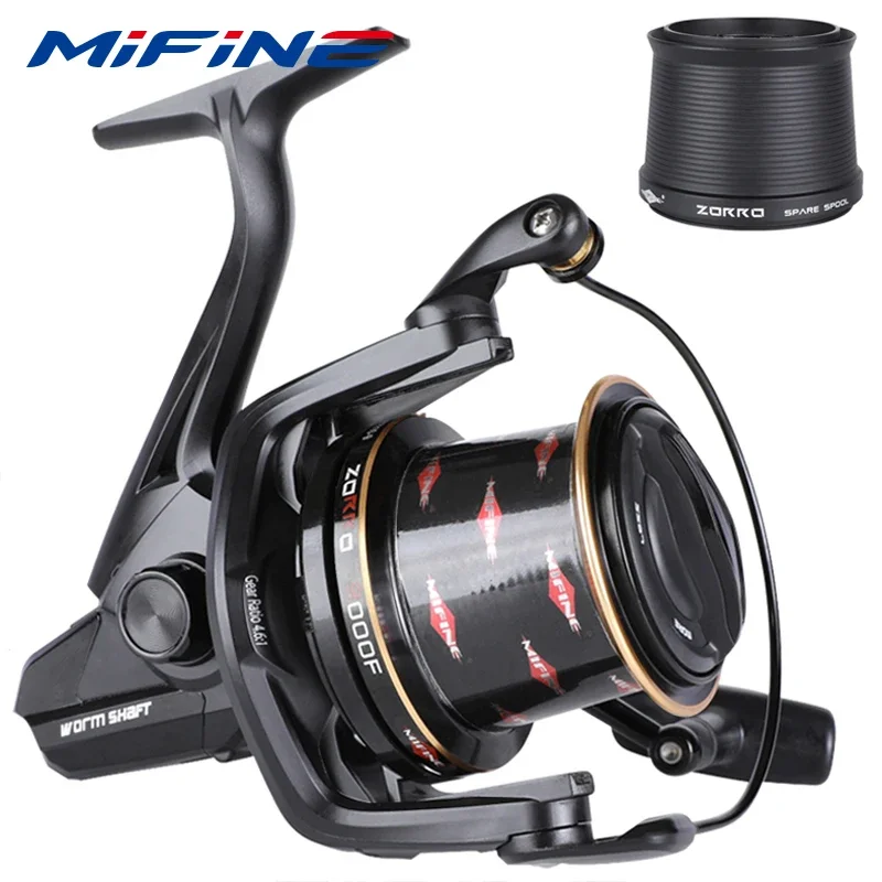 

MIFINE ZORRO Spinning Fishing Reel 8000-10000 Series Spool Coil Saltwater Reel 18KG Max Drag Professional Metal 6+1BB Carp Wheel