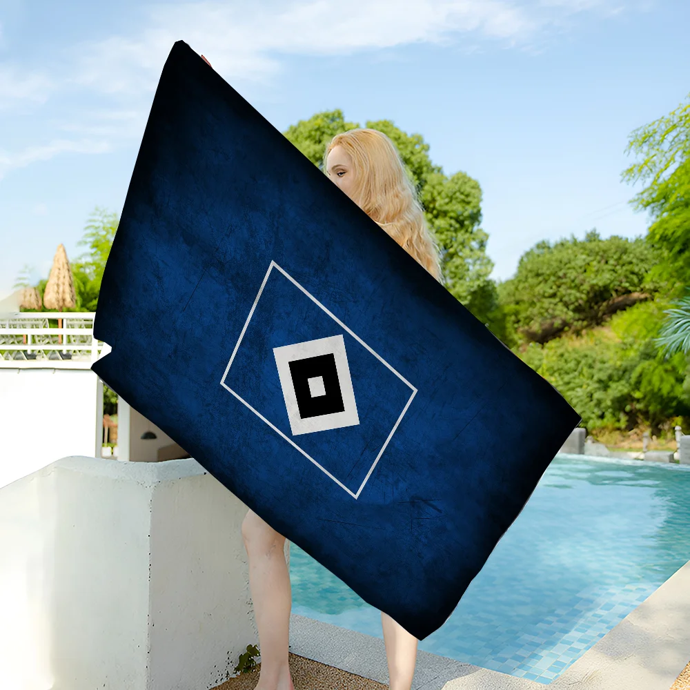 H-Hamburger SV Team منشفة الشاطئ للأطفال منشفة استحمام شخصية منشفة حمام السباحة عطلة هدية نزهة منشفة هدية حفلة