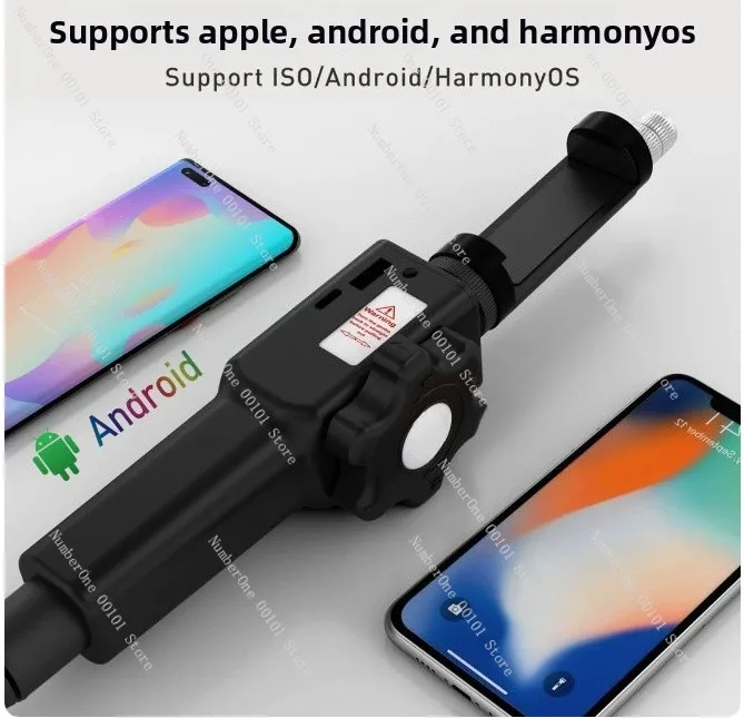 XD 2026 NEW Popular 180 Degree Rotation Snake 5.5mm Endoscope Camera Phone 1m Cable Camera Endoscope Automotive Endoscope