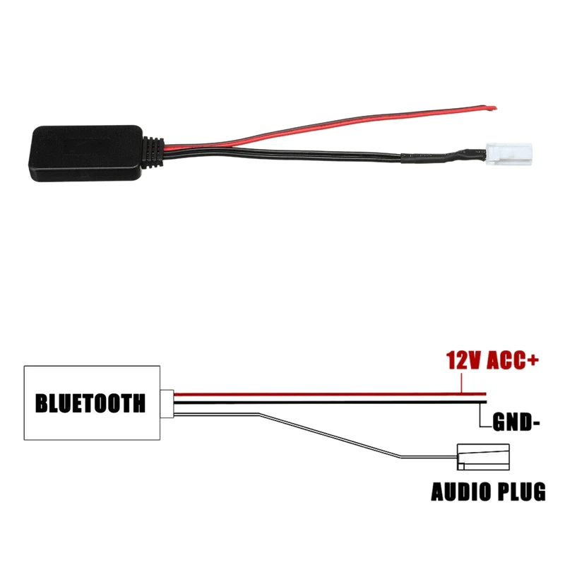 

Car 8Pin Bluetooth Module Radio Stereo Audio Aux Cable Adapter For Suzuki SX4 Grand Vitara 07-10 With Install Tool