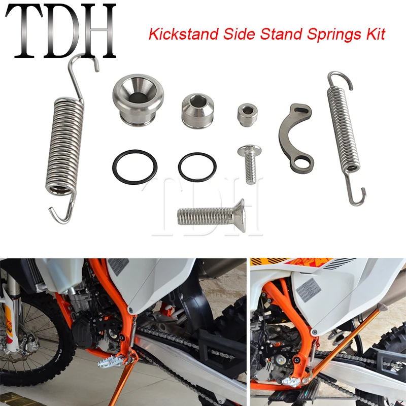 For XCW XCR-W EXC-R EXC Sixdays Six Days XC-F XC XCF 2008-2016 Side Stand Springs Kit Kickstand Kick Stands Sprung Dirt Bike MX