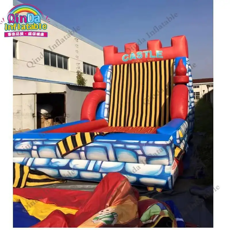 Wall With Suit,Bouncy Castles Inflatable Magic Wall,Climbing Holds Stick Castle