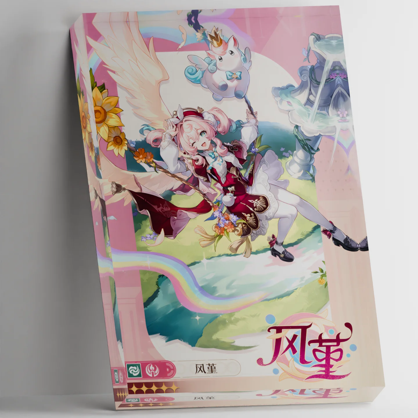 Honkai Star Rail HSR Hyacine Waifu Clear Acrylic Block Anime Goods Desktop Ornament Anime Desk Decor Collection Gift