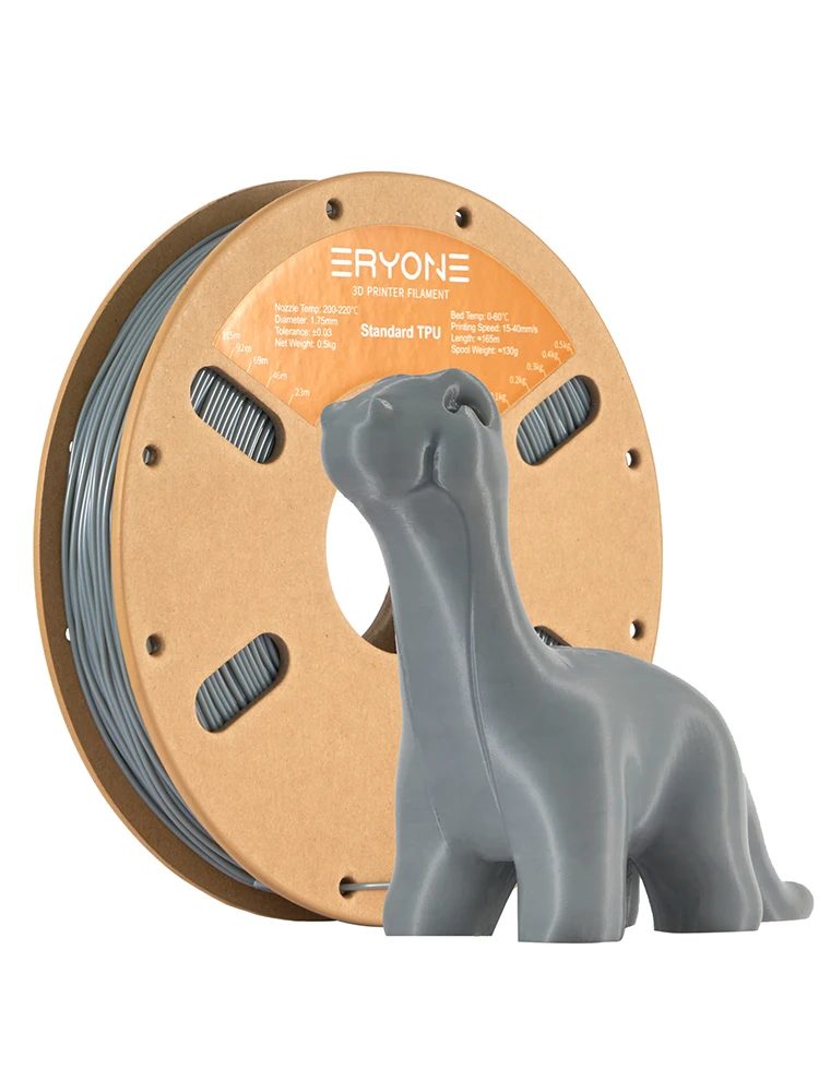 Eryone elastyczny filament TPU 1.75mm drukowanie 3D filament TPU do drukarki 3D 1 szpula 0.5kg New Arrival szybka wysyłka — zdjęcie produktu 7