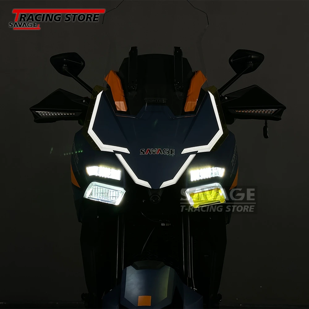 2024 Motorcycle Headlight Cover Guard Protector For ZONTES 703F Headlamp Shield Guard Screen Protection Head Light Protect Cover