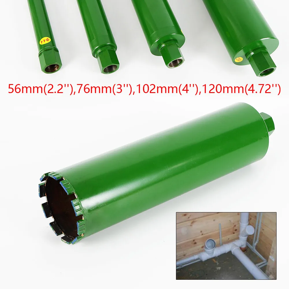 

Wet Diamond Concrete Core Drill Set For Precise Cutting In Reinforced Concrete With 4 Size Bits
