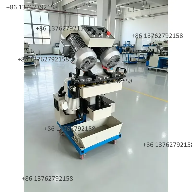 【2026】 Automatic BC-80 Steel/Stainless Steel Plate Beveling Chamfering Machine PLC Core 6.4kW Power 1440r/min Spindle Speed