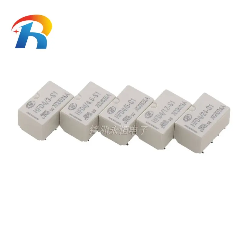 

50PCS 100% NEW Original HFD4/ -3V 4.5V 5V 12V 24VDC Relay 2A 8PIN SMD/DIP HFD4-V/5V HFD4/12V -S HFD4/24V -S1R Signal relay