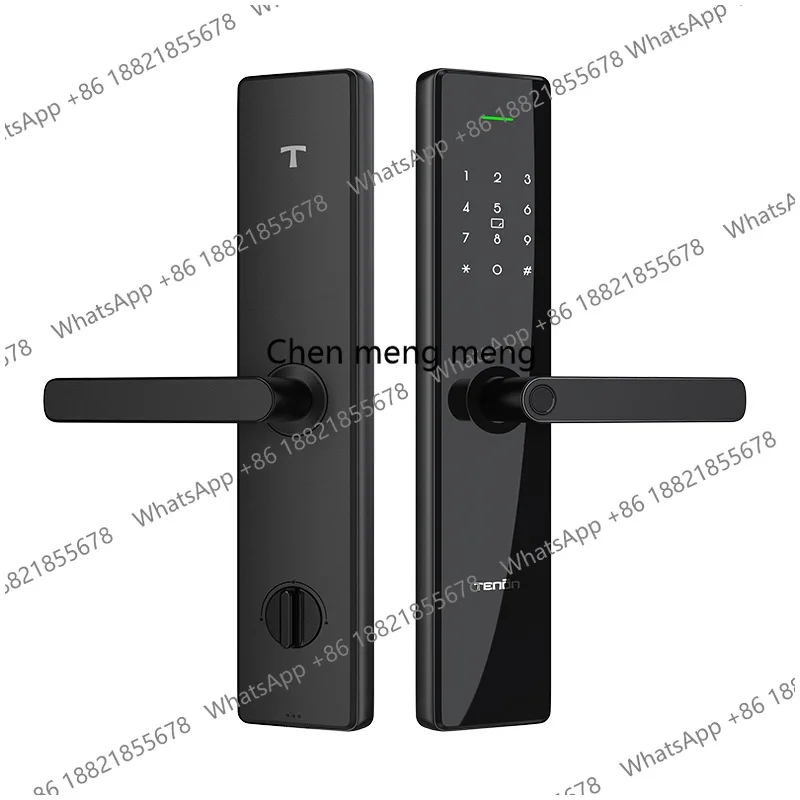 Induction fingerprint lock lock password lock E18 smart meteorite black fingerprint unlock