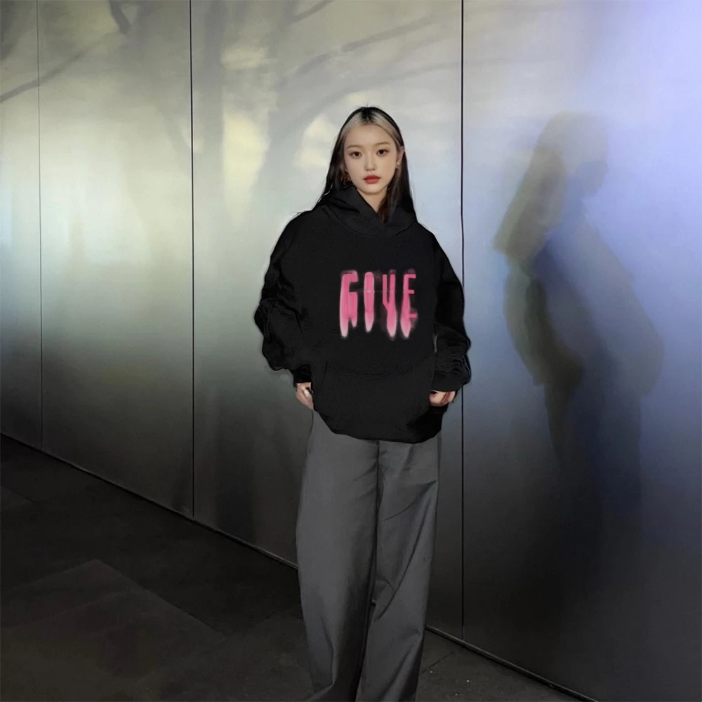 

2025 Women's And Men's Minimalist Design Fleece Lined Sweatshirt Warm Comfortable Crew Neck Long Sleeve Casual Wear