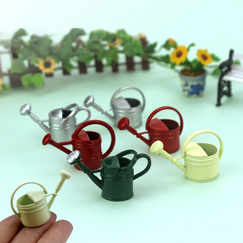 Miniature Scene Model Toys Mini Watering Can Pretend Play Toy Children's Holiday Gifts Kids Dollhouse Accessories