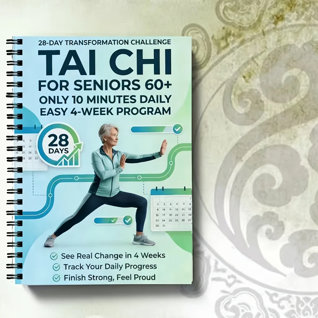 Tai Chi Chuan Handbook for Seniors & Beginners - Spiral Bound, Progressive Daily Exercises, Gentle Routines for Fitness