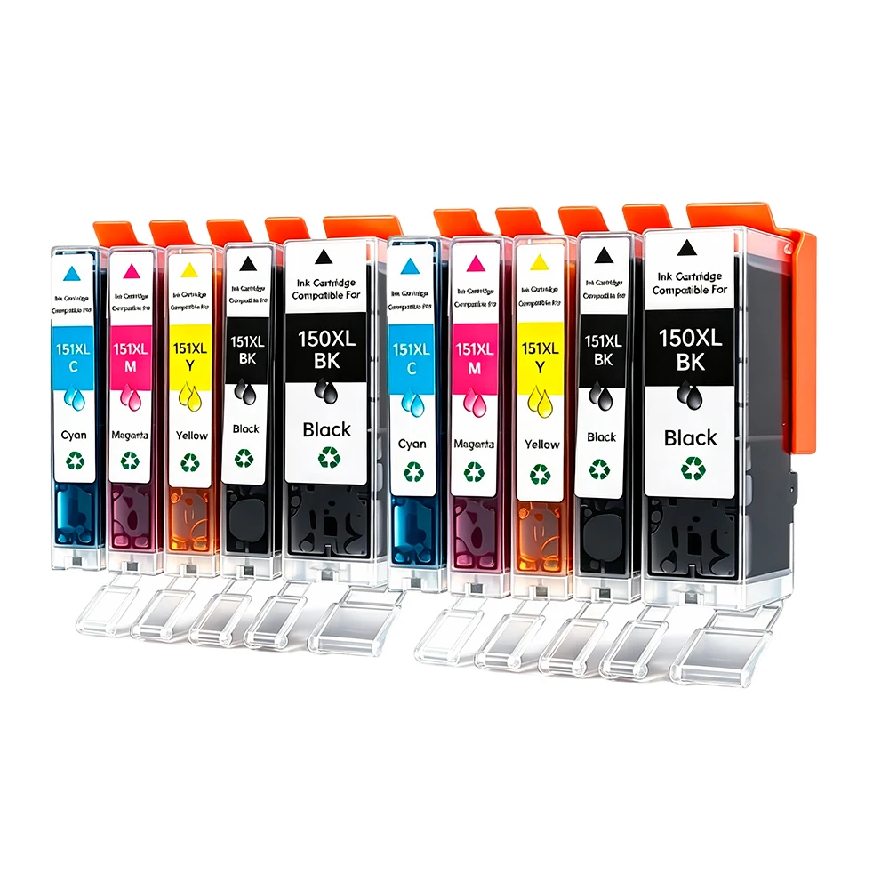 PGI 150 151 Ink Cartridge PGI150 151 XL Compatible For Canon PIXMA MG6610 MG7110 MG7510 IP7210 IP8710 MX721 Ix6810 Printer view 5